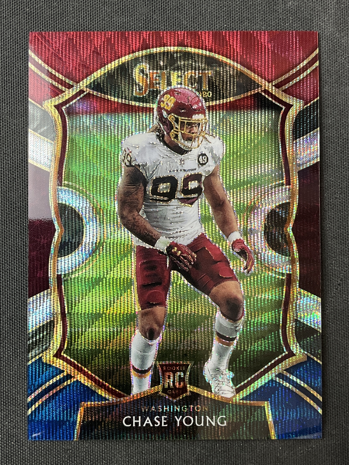 2020 Panini Select #64 Chase Young Washington Football Team Tri-Color /199 RC!
