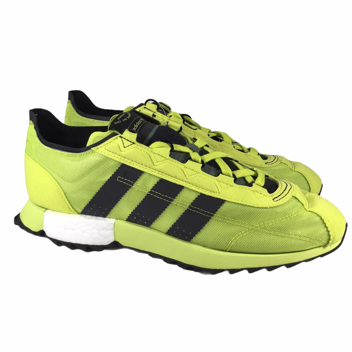 Adidas SL 7600 Acid Buzz Men\'s Athletic Shoes FV9797 Size 7.5 Adidas SL7600 Unisex Retro Leather Trainers Vintage Special  main image 4