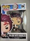 FUNKO POP JAPAN ANIME DEMON SLAYER TANJIRO WITH NOODLES #1304 W/ Protector
