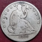 1868 S Seated Liberty Half Dollar 50c Better Grade #80893