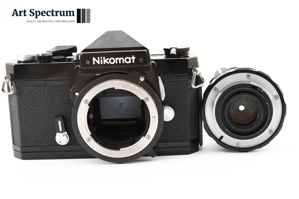 【G2311】Nikon Nikomat FTN + Auto 50 F2 Exc+8] Nikon Nikomat FTN Black + Nikkor-H.C Auto 50mm f2