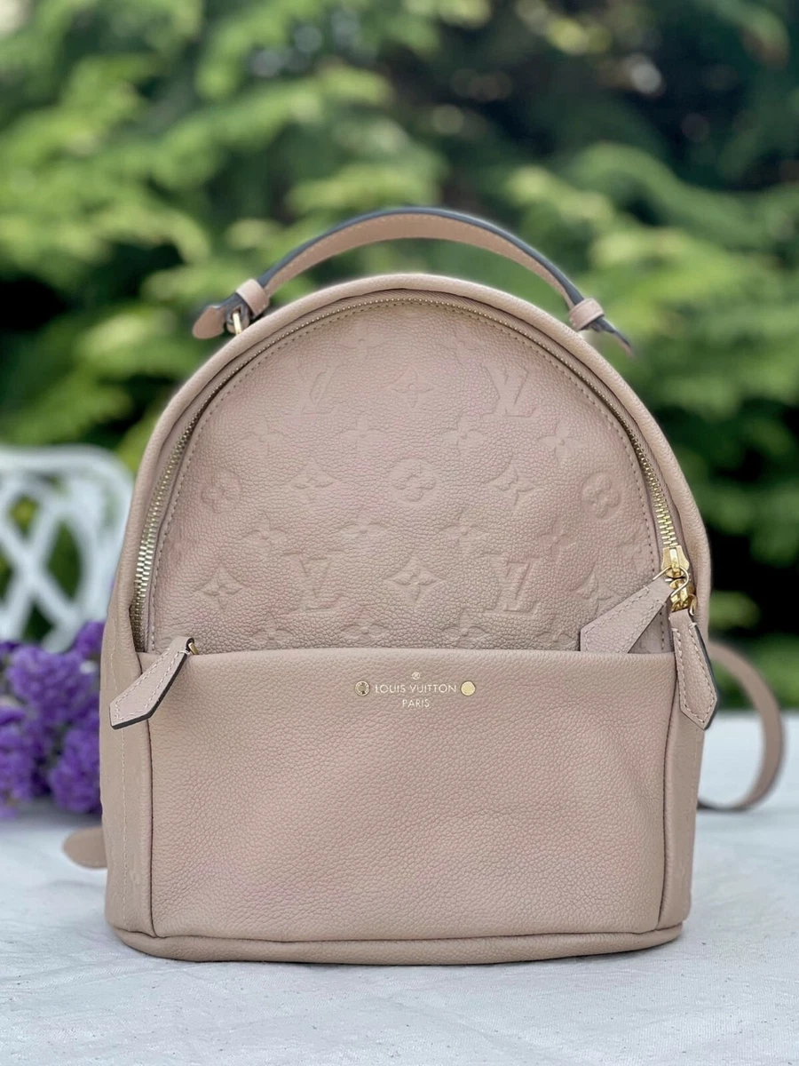 monogram empreinte leather backpack