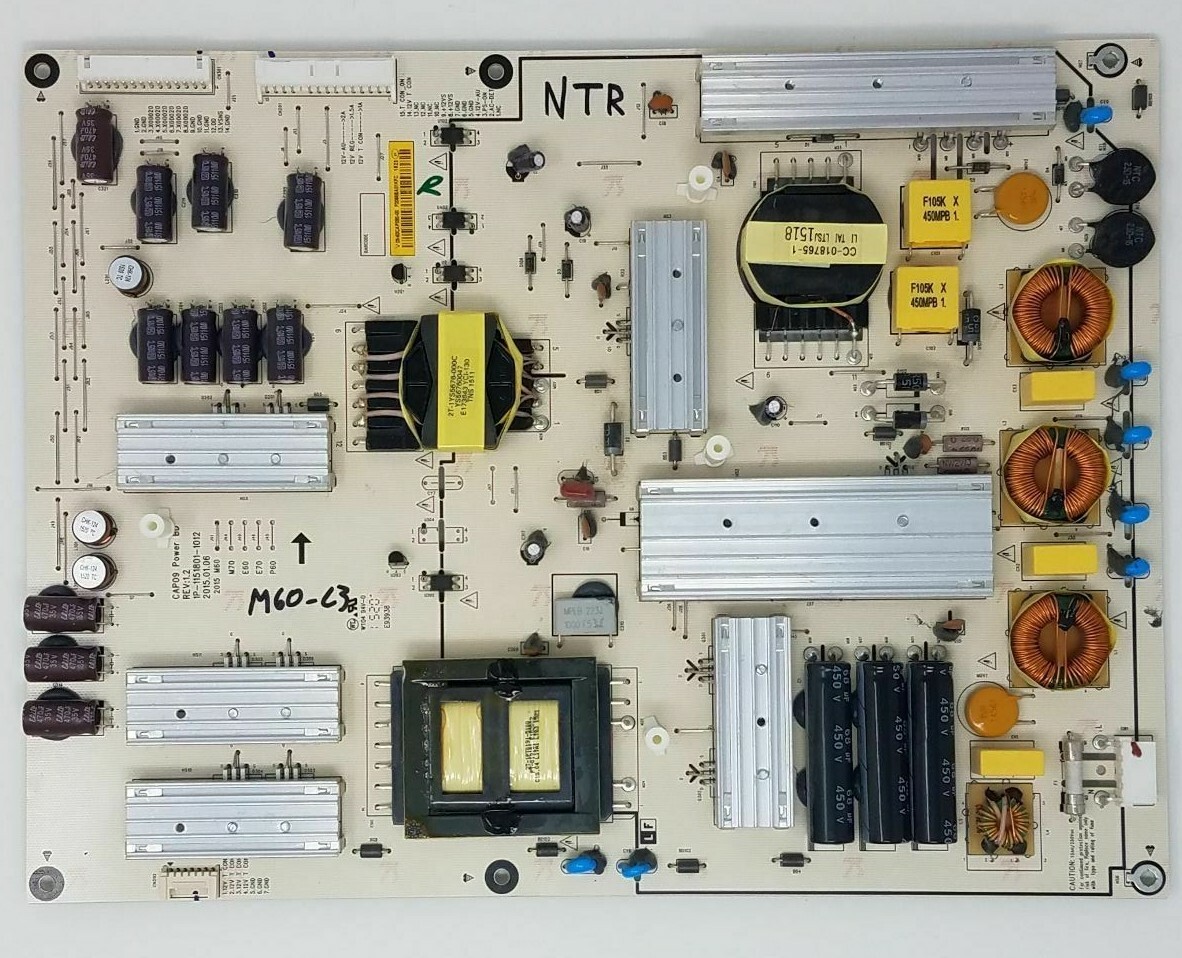 Vizio M60C3 P602UIB3 Power Supply 0960CAP09000 Board Number 1P11518011012 eBay