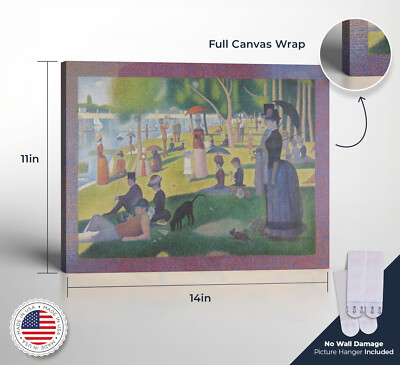Famous Paintings, George Seurat, A Sunday on La Grande Jette