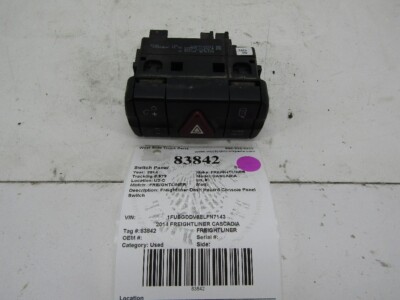 Freightliner Dash Hazard Console Panel Switch A06-60972-009 from