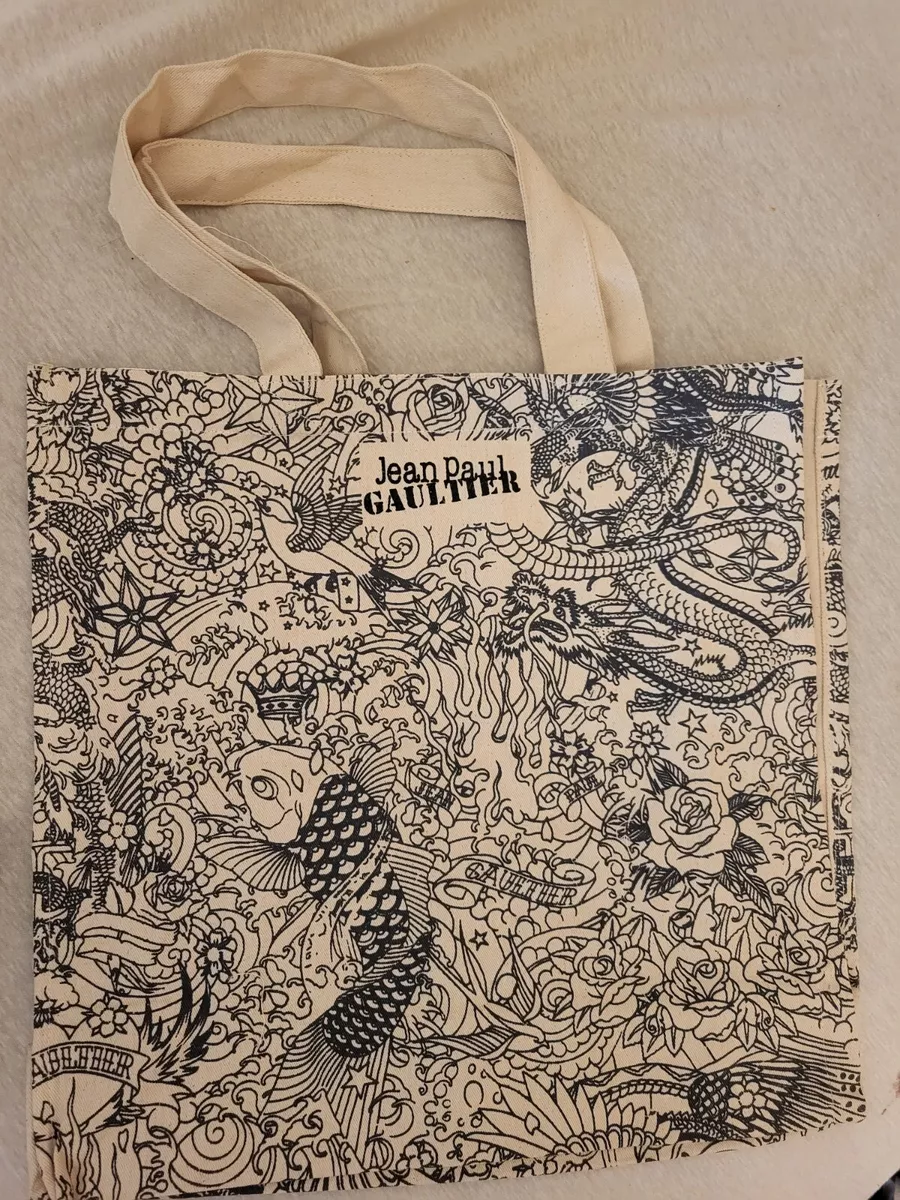 Tote Bag Jean Paul Gaultier Neu Tattoo Muster | eBay