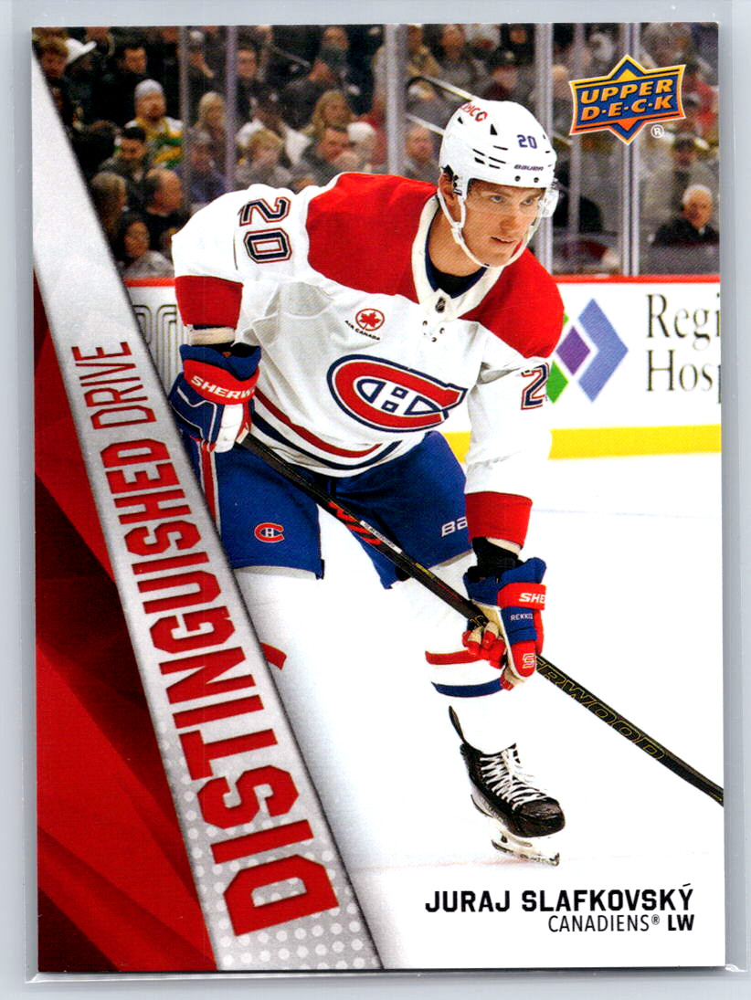 2025 Upper Deck Spring Promotion Distinguished Drive Juraj Slafkovsky #DD3 Expo
