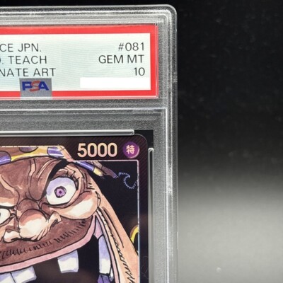 PSA 10 Teach OP09-081 Parallel Emperors in the New World ONE PIECE