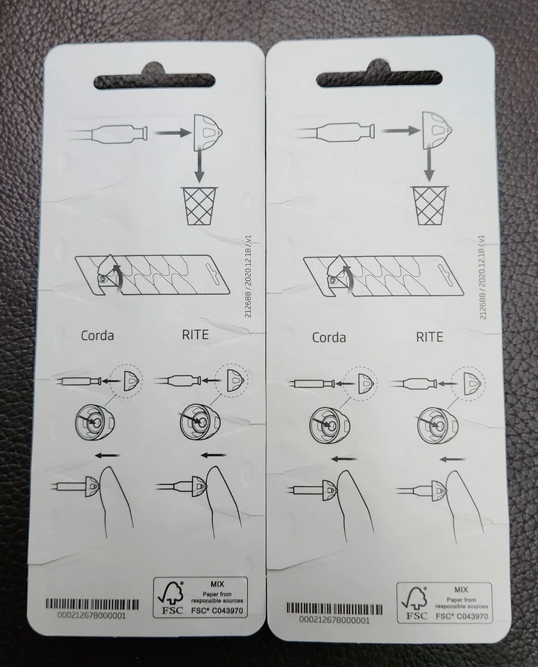 Paquete de 2 cúpulas Oticon miniFit (OpenBass 8 mm) - 20 cúpulas / vendedor de EE. UU. - envío rápido Foto 2 de 3