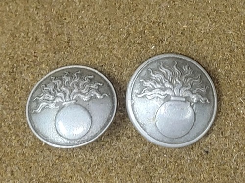 WWI French Infantry Uniform Buttons Set of 2.
