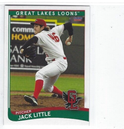 2021 Great Lakes Loons (Class A-Los Angeles Dodgers) Jack Little