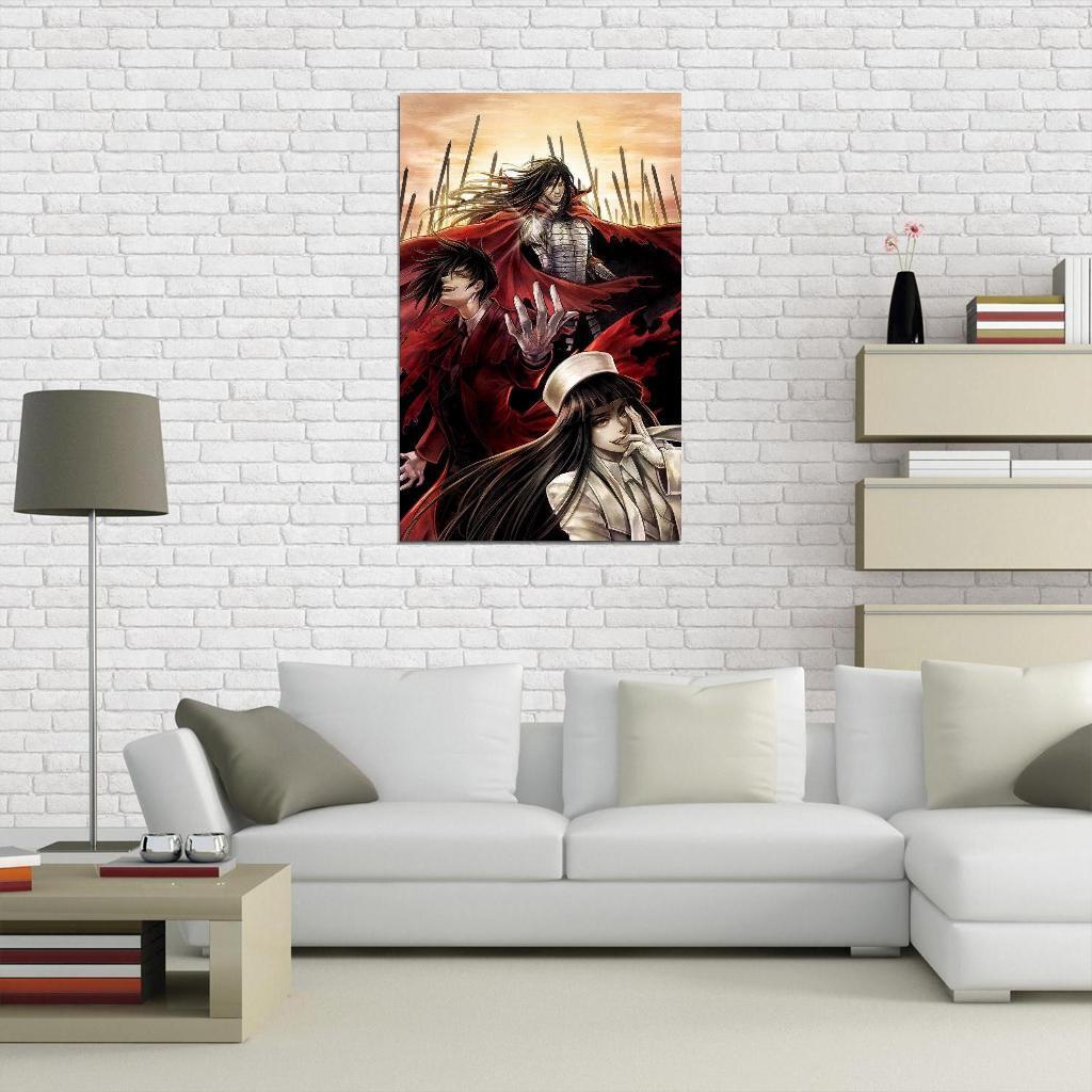  Hellsing Classic Character Anime Poster Poster Decorative  Painting Canvas Wall Posters and Art Picture Print Modern Family Bedroom  Decor Posters 08x12inch(20x30cm): Posters & Prints