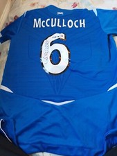 Lee McCulloch Signed Rangers Top