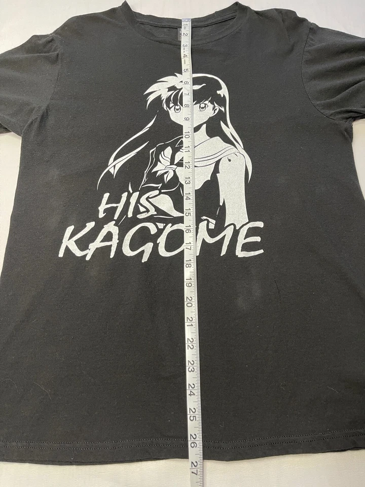 HIS KAGOME пара коллекции унисекс японское аниме концерт футболка черная футболка M - Изображение 3 из 4