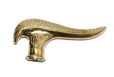 Derby Bird Design Brass Antique Handle for walking stick cane Vintage Gift Men's