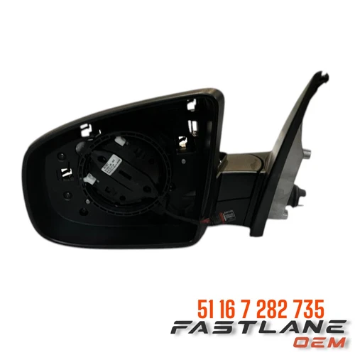 2007-2013 BMW X5 E70 LEFT SIDE HEATED VIEW DOOR MIRROR NEW OEM 51 16 7 282 735