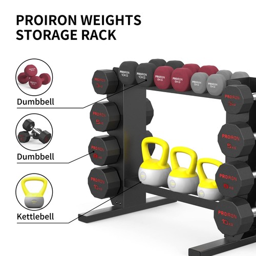 PROIRON Heavy Duty Dumbbell Rack, Weight Rack for Dumbbells (Rack Only) - Picture 2 of 8
