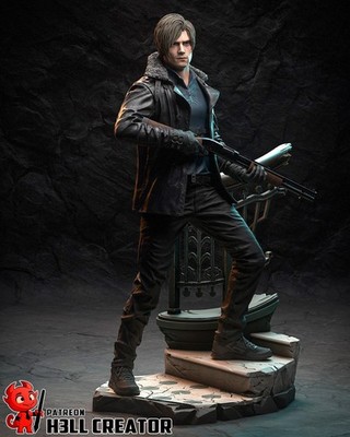 Leon Kennedy - RE Requiem 1/6 or 1/10 Scale Statue 3D Print Model