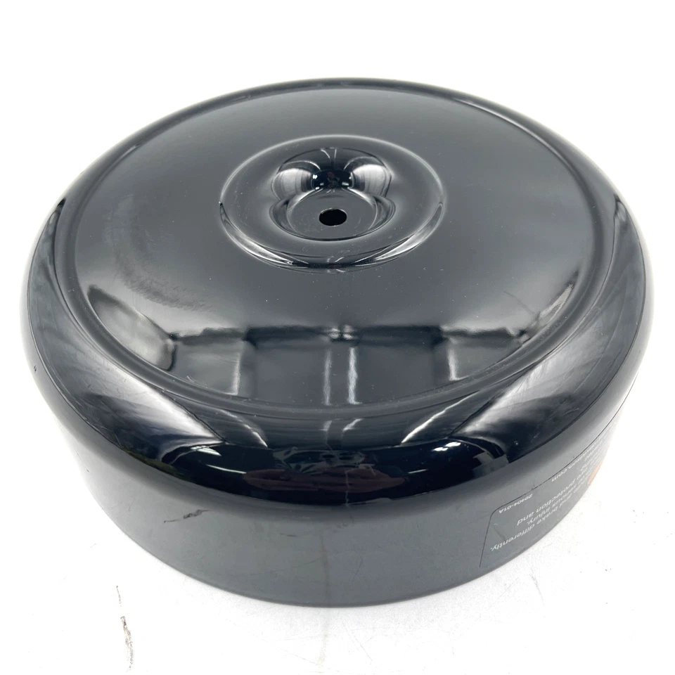 oem Harley 29400-08 Gloss Black Round Air Cleaner Filter Cover 08-11 Cross Bones - Image 2 of 4