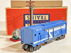 LIONEL 3530 UNRUN NICE SHORT STRIPE GENERATOR CAR W/ ORIGINAL BOX/POLE SET LF — photo 6