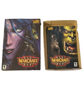 WarCraft III 3 Reign of Chaos (PC 2002) Game CD Box and Book