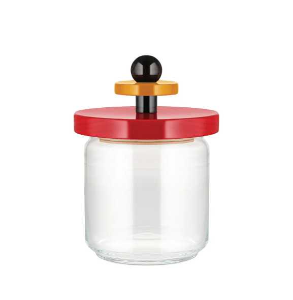 Contenitore Vetro Alessi Coperchio Faggio | Design Iconico per Cucina