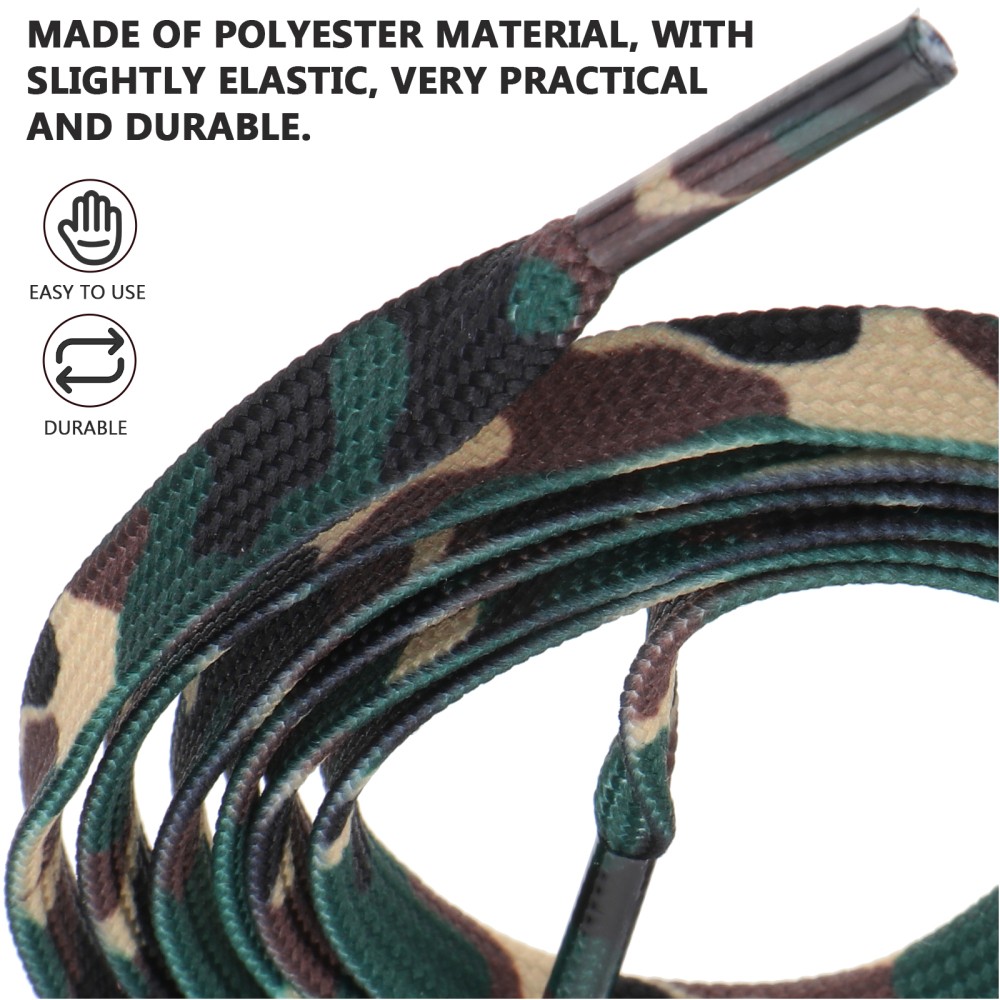 APL 5 Pezzi Lacci Arcobaleno Sfumato Colorati Cravatta per Scarpe Piatto Poliestere