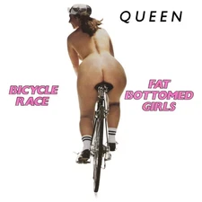 Queen Bicycle Race Fat Bottomed Girls 15"x15" Poster Print