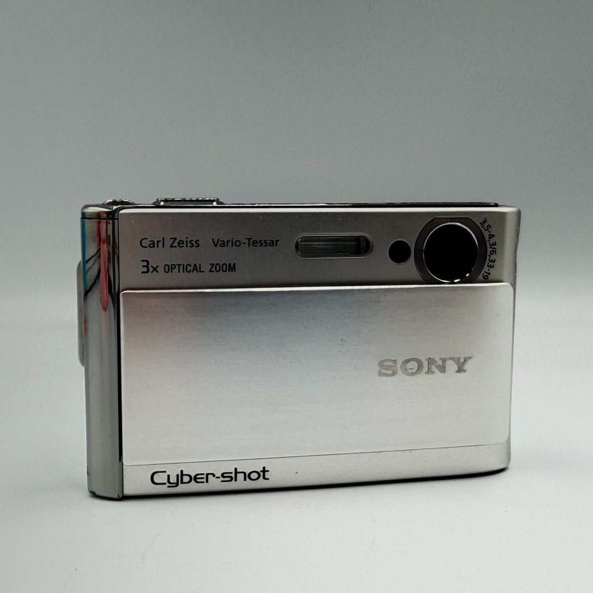 Sony Cyber-shot DSC-T70 8.1MP Digital Camera - Silver for sale