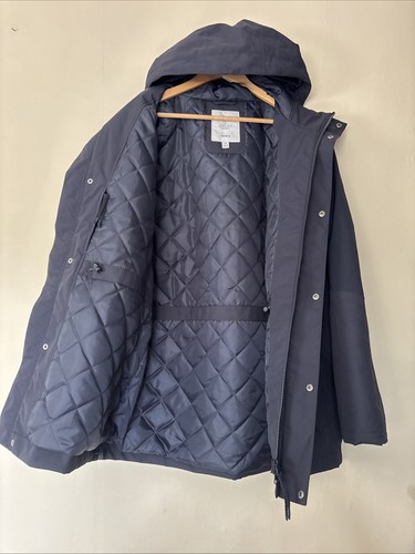 Mens Seasalt Horizon Waterproof Coat Mid Length Navy Blue Size M VGC - Picture 8 of 16