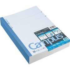 KOKUYO Campus Notebook, B 6mm Ruled, Semi-B5, 30 Sheets, 35 Lines, Blue,...
