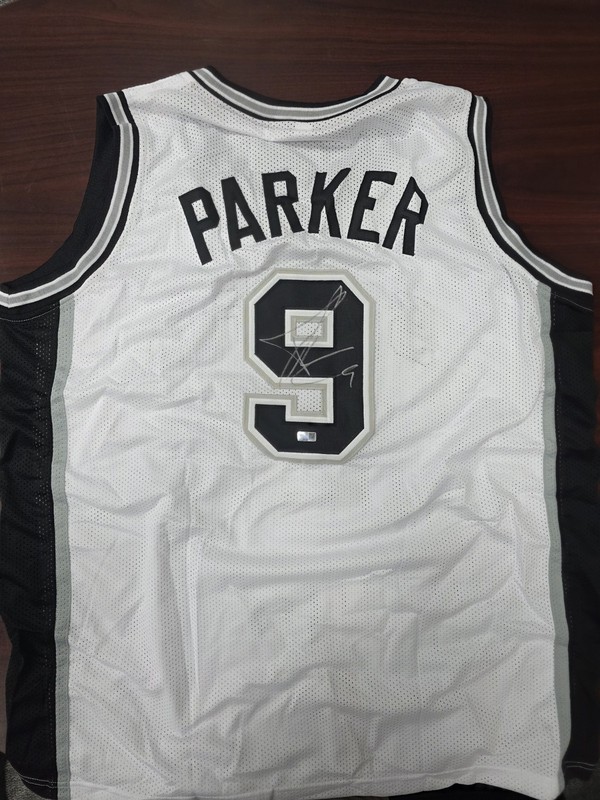 Tony Parker Signed Jersey - San Antonio Spurs Autographed Jersey