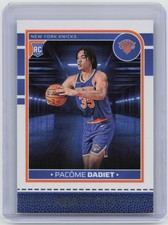 Pacome Dadiet Base NBA Hoops #255 NM Rated Rookie