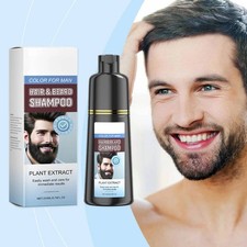 Mens Beard Dye Gradually Colors Mustache and Beard Facial Hair Softer and Fuller