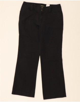 Eddie Bauer Damen Vashon Fit Chino Hose US 6 Medium W31 L29 schwarz BR03