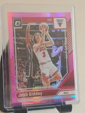 Josh Giddey [Hyper Pink] #120 (2024 Panini Donruss Optic)