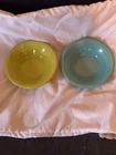 Two Vintage Homer Laughlin Fiesta Ware Soup Salad Bowls