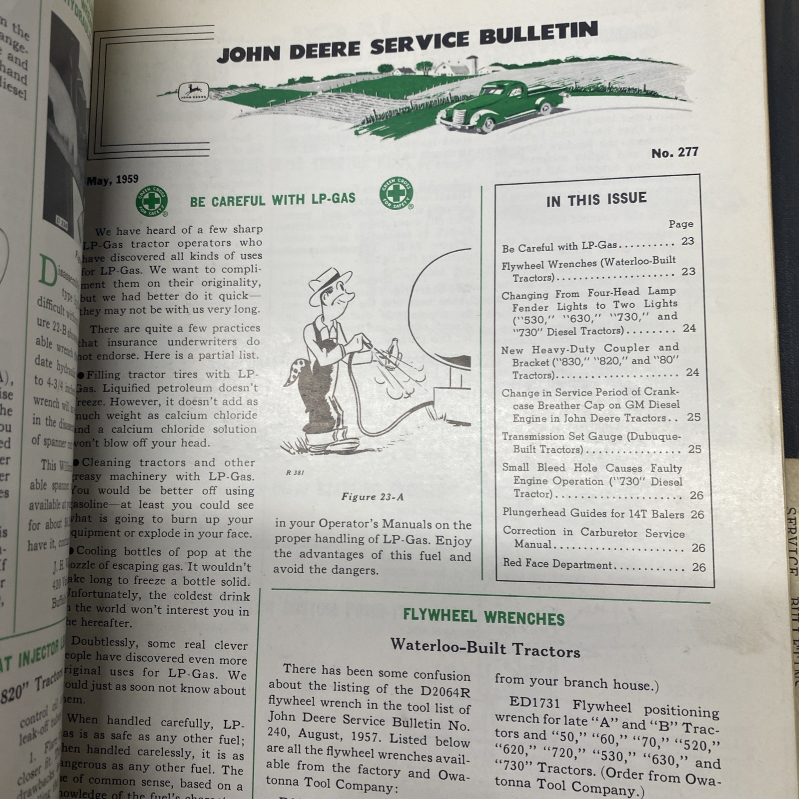 1958 59 60  John Deere General Sales Manual  Service Bulletins JM-12