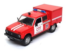 DeAgostini Maßstab 1:43 7226Y - russischer VAZ VIS 294611 Notfall-LKW - rot