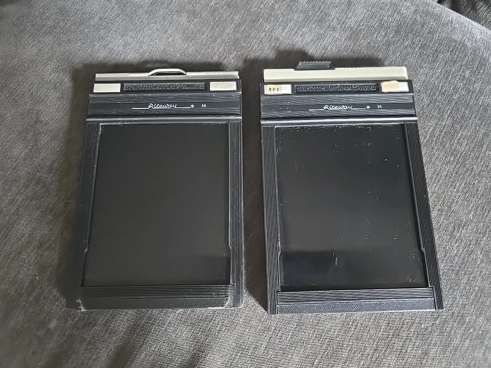 2 Excellent Graflex Riteway 4x5" Sheet Film Holders - Image 2 of 2