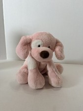 Baby Gund Spunky Pink Plush Puppy Dog White Spots