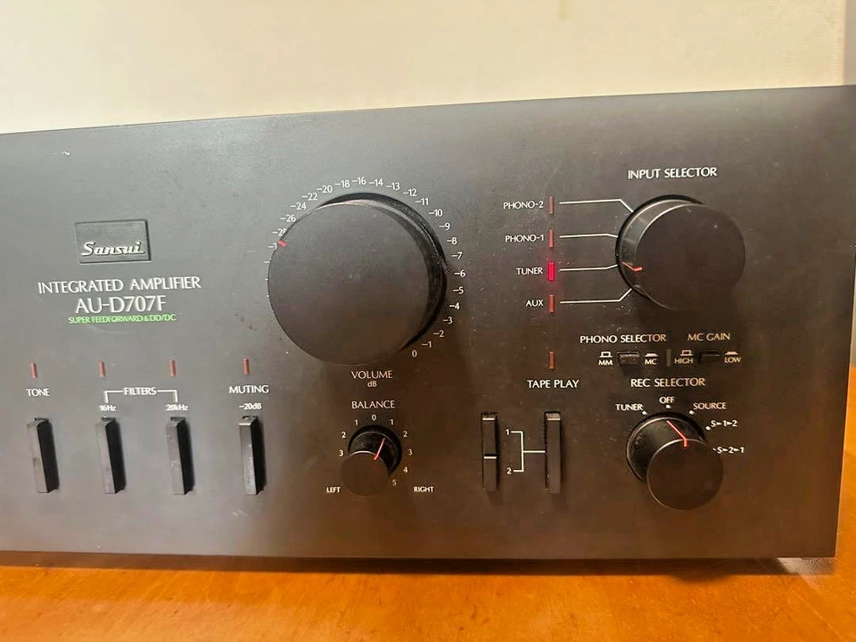 Used Sansui AU-D707F Integrated Amplifier from Japan M - Image 3 of 4
