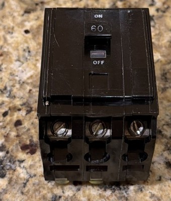 SQUARE D QOB360 COMMERCIAL BOLT ON CIRCUIT BREAKER 3- POLE 60 Amp