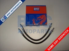 FRONT BRAKE FLEXI HOSE PAIR for HILLMAN IMP  - 1967 - 1976 -  QH (Quinton Hazell