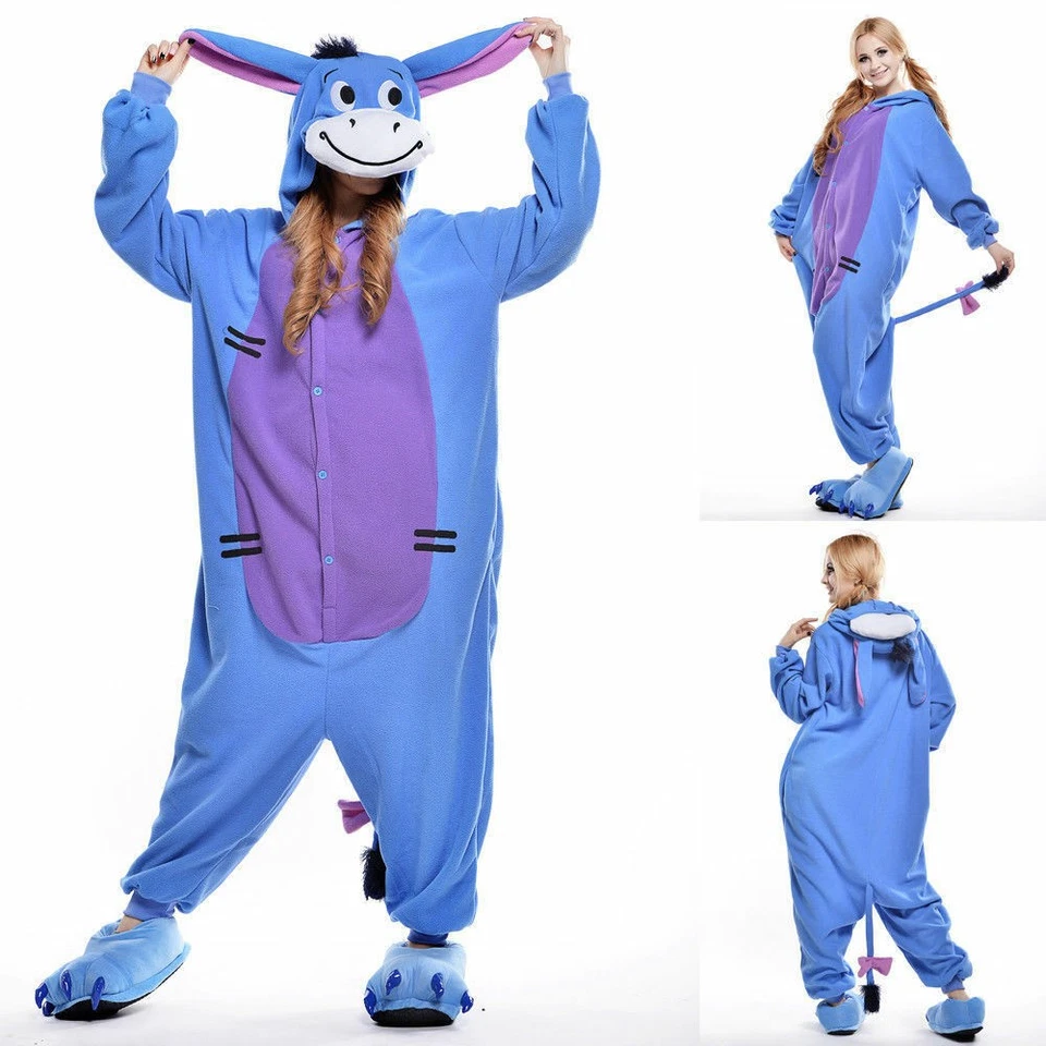 Unisex Adult Animal Onsie1 Onesie21 Anime Cosplay Pyjamas Kigurumi Fancy Dress - Image 2 of 4
