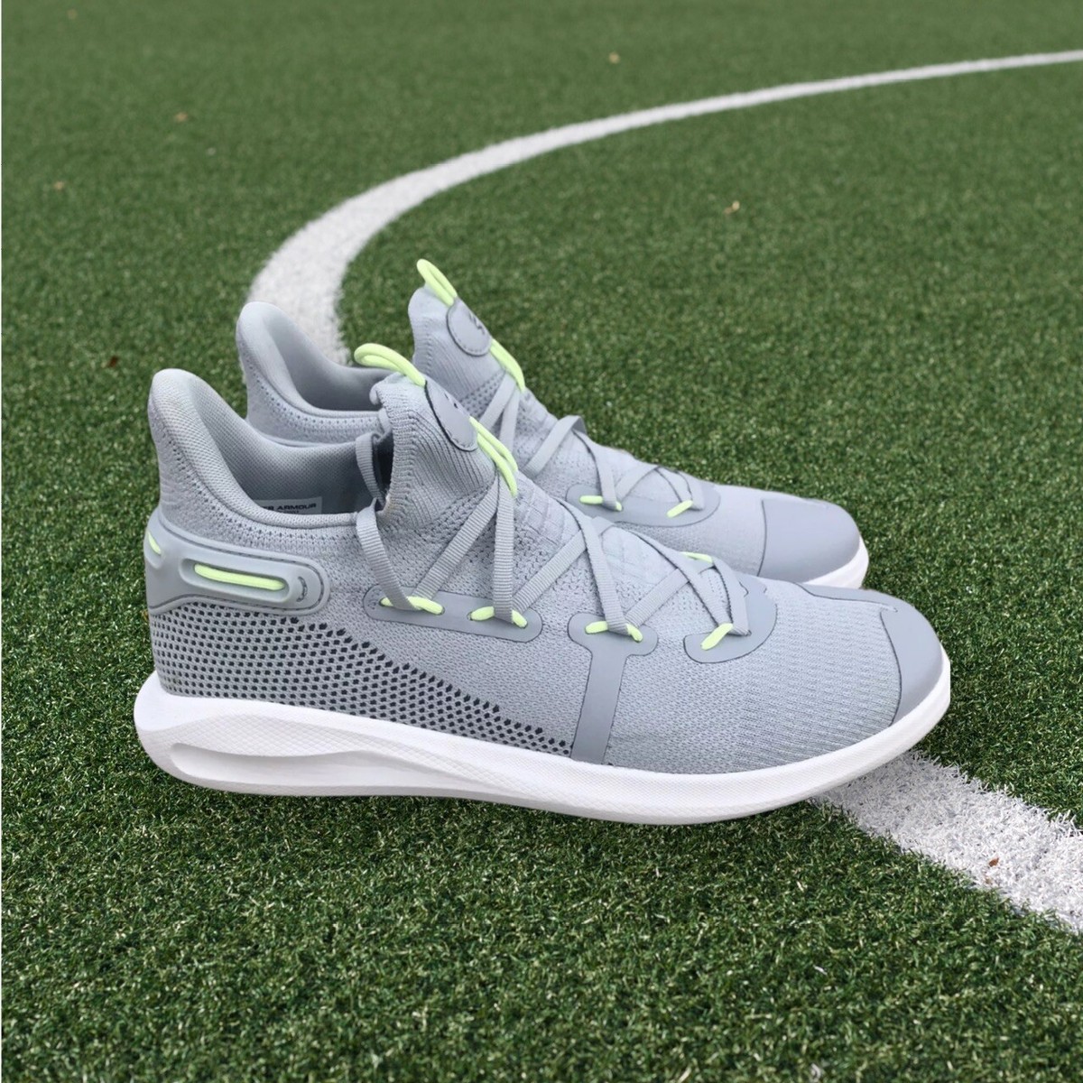 Men Under Armour Curry 6 SL Spikeless Golf Shoes Grey Mens  display picture 2