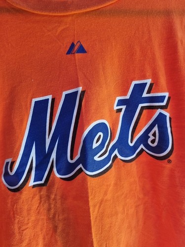 Majestic NY Mets Reyes #7 Orange T - Shirt XL Preowned - Picture 2 of 6