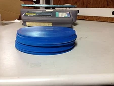 Viton Rubber Gasket Material - 8.9375 inch Disc x 1/8" - 1 piece Blue