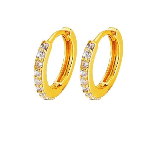 Pendientes de Moda Blanco Lucky Brand