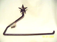 Colonial Tin Works antique copper  paper towel holder star design    NWOT